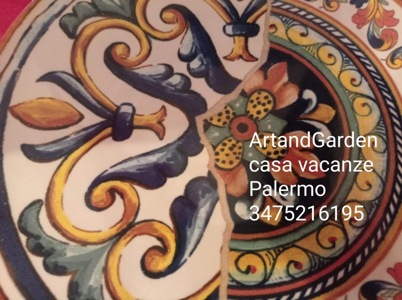 Ferienwohnung Art And Garden Palermo Exterior foto